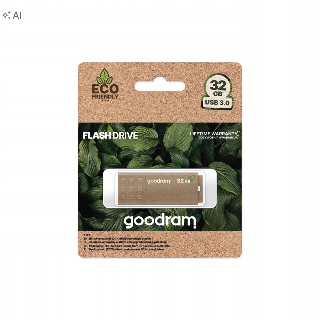 Green flash drive GOODRAM UME3 USB 3.2 - 32 GB