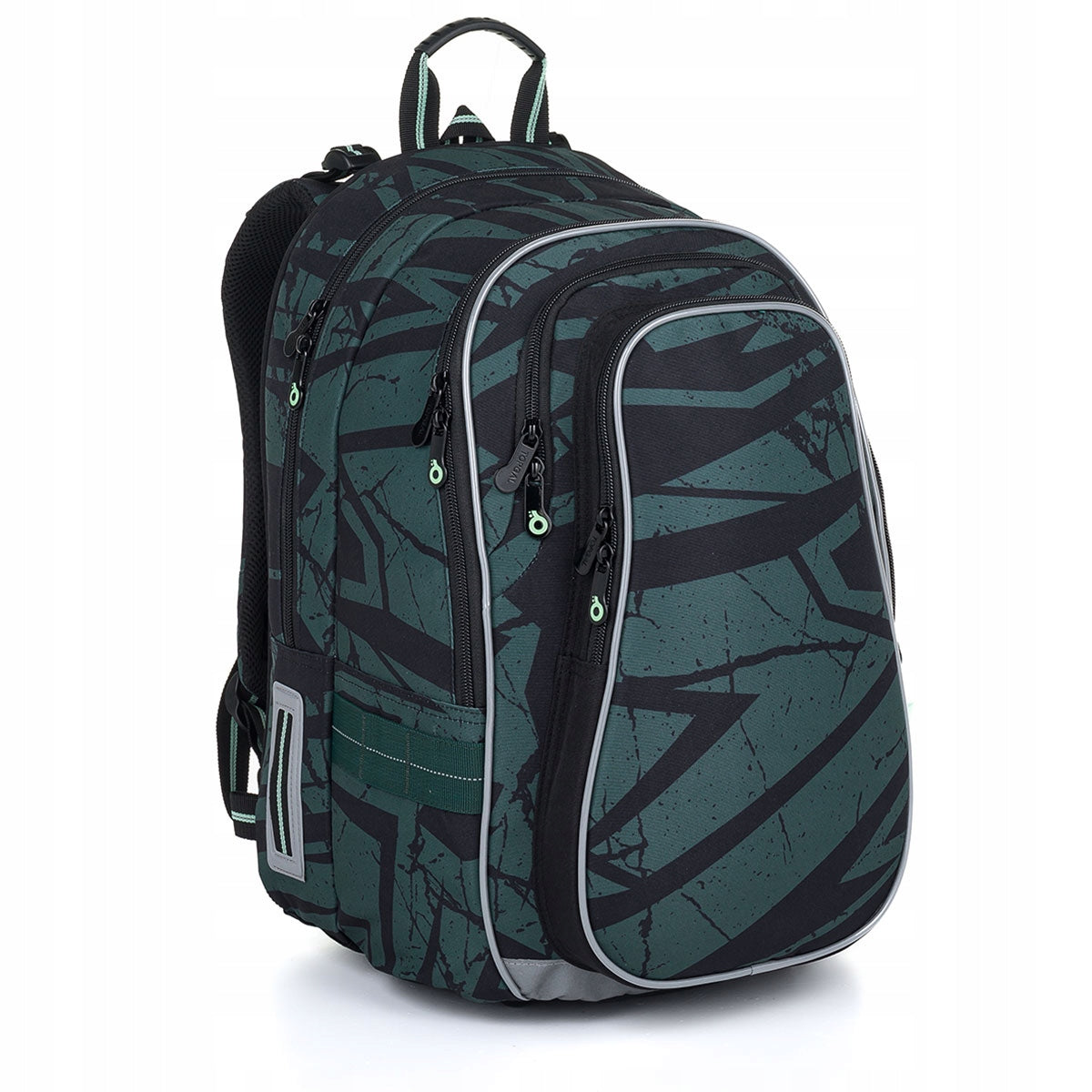 Green school backpack Topgal LYNN 24018