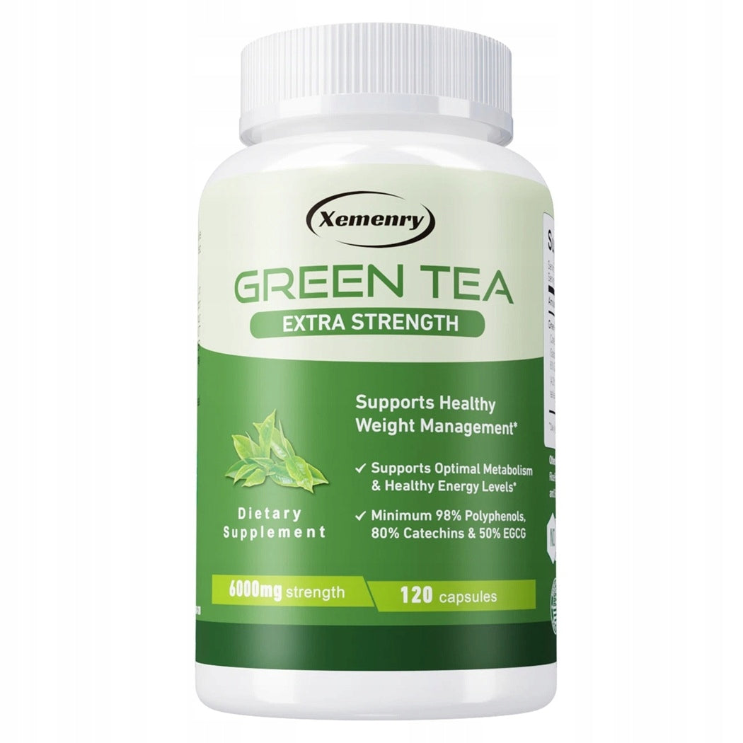 Green tea 6000 mg – 98% polyphenols, catechins, EGCG, weight loss, spa