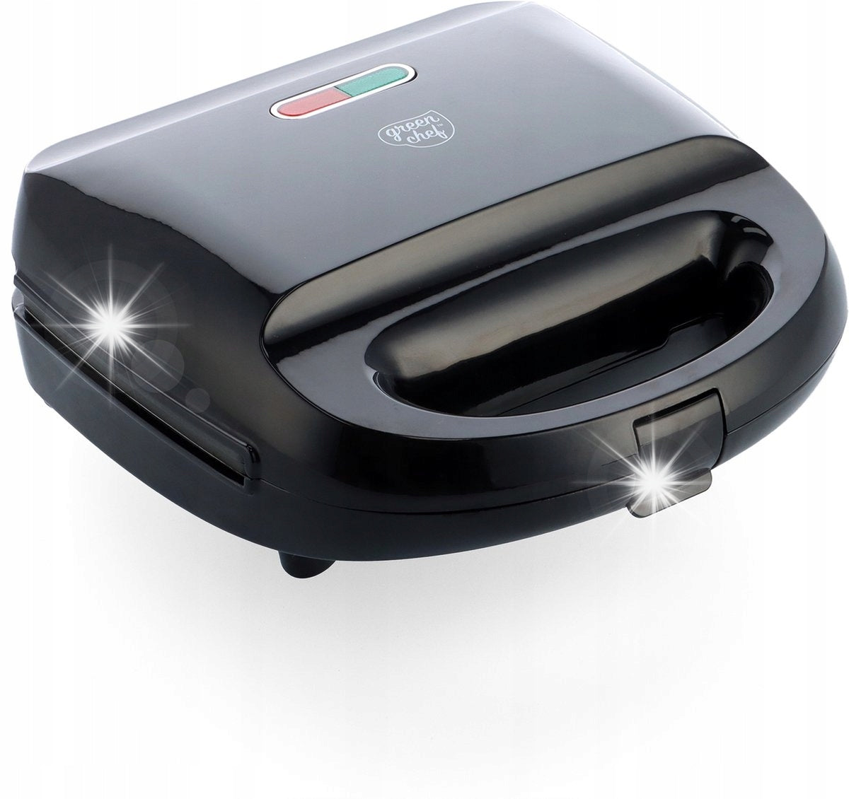 GreenChef Toaster Waffle Iron 3in1 Sandwich Toaster Black Universal