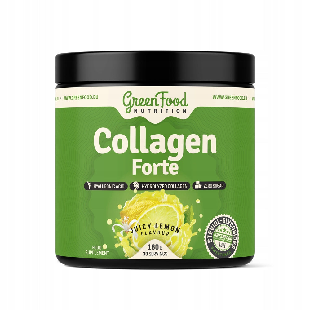 GreenFood Collagen Forte 180 g with juicy lemon flavour