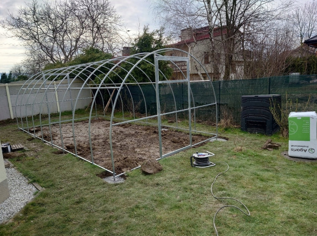 Greenhouse 3x6m polycarbonate 4mm Length 6.02 m