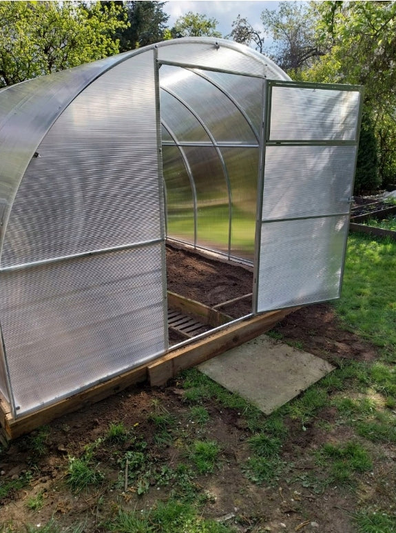 Greenhouse 3x6m polycarbonate 4mm Product height 200 cm