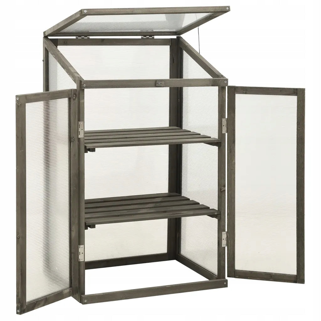 Greenhouse, 60x45x100 cm, fir wood Manufacturer VidaXL