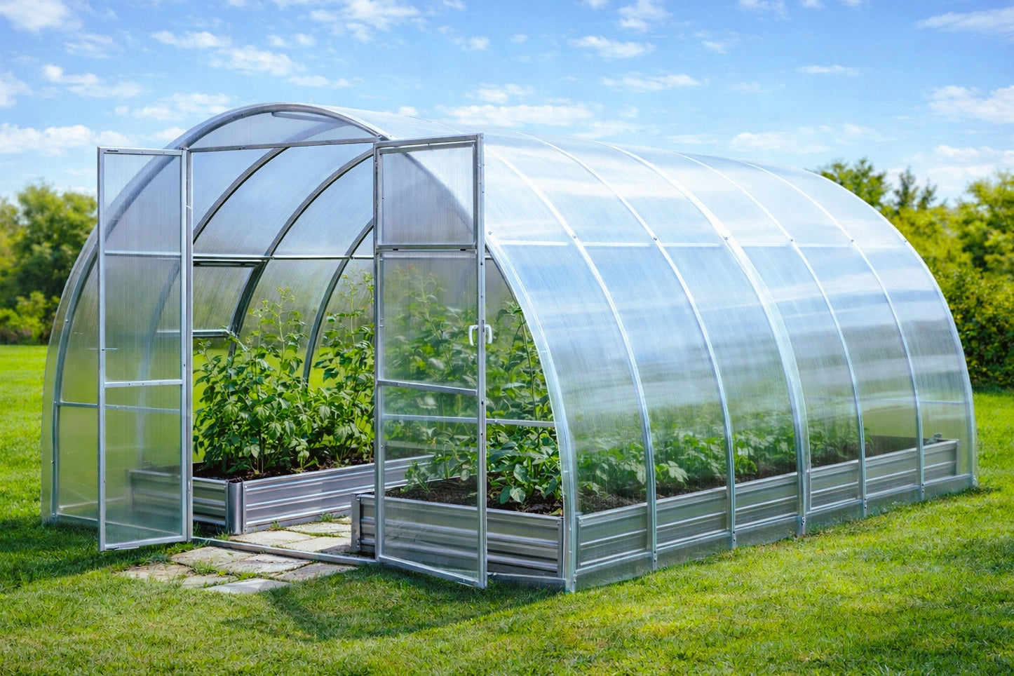 Greenhouse Expert Tunnel 40x20 3,5x10m Manufacturer code Tunel 40x20 3,5x10m poliwęglan 4mm Szkl