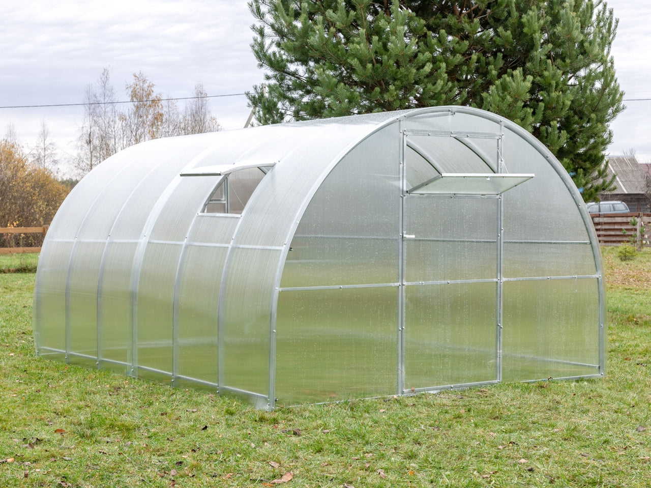 Greenhouse Expert Tunnel 40x20 3x6m with polycarbonate 6mm Length 6 m