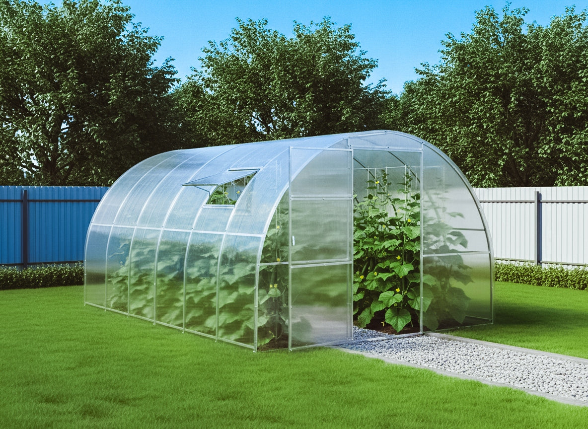 Greenhouse Expert Tunnel 40x20 3x6m with polycarbonate 6mm Manufacturer Luna