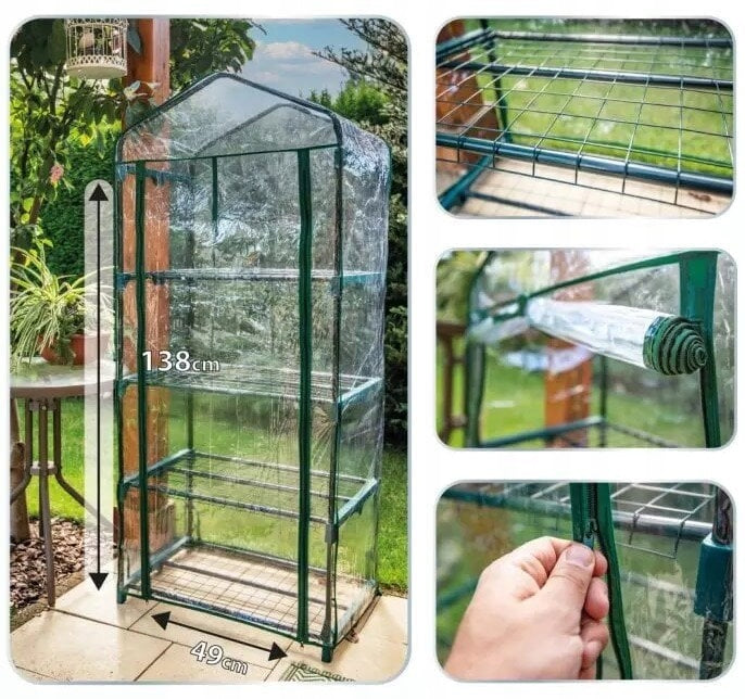Greenhouse NEO TOOLS 15-901 69 x 49 x 160 cm Product height 160 cm