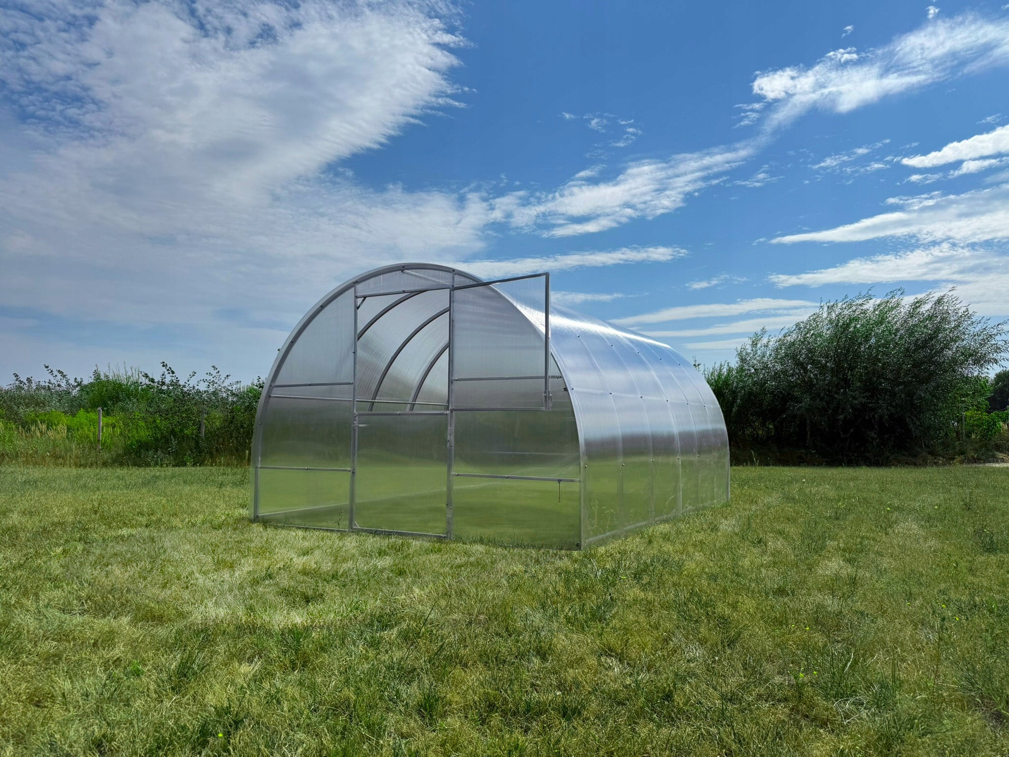 Greenhouse Profimet Strong Went Plus 3x6 m made of polycarbonate 4mm Length 6 m