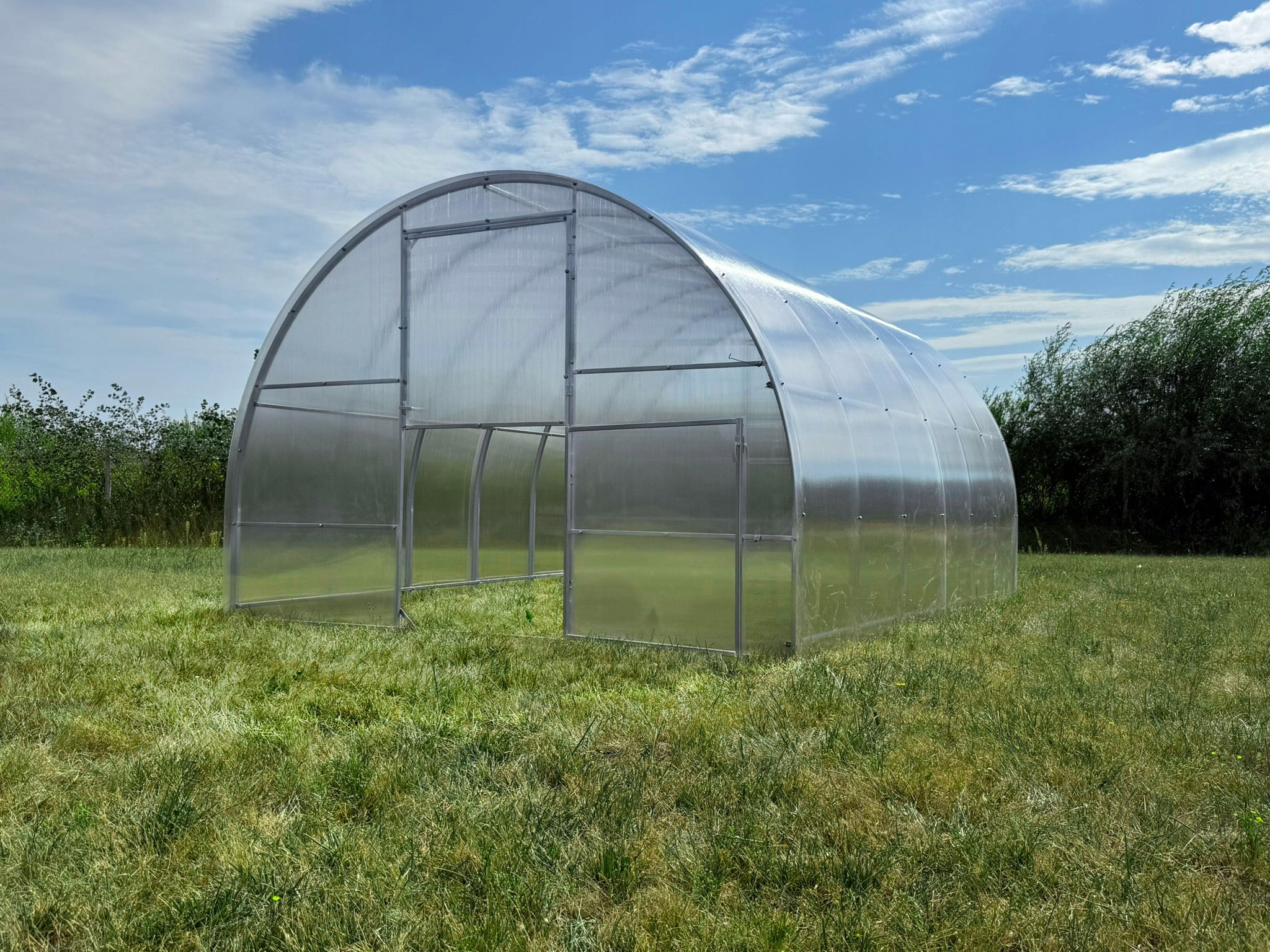 Greenhouse Profimet Strong Went Plus 3x6 m made of polycarbonate 4mm Thickness 4 mm