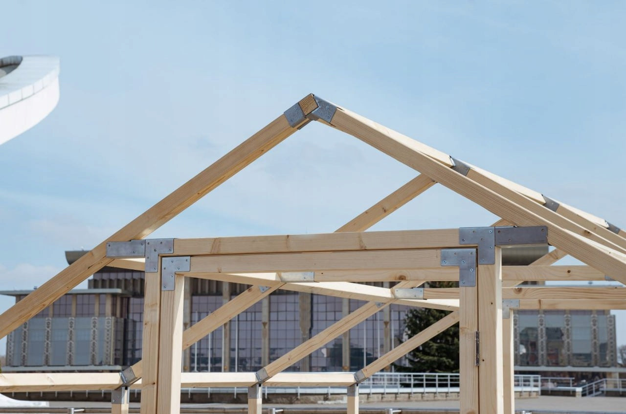 Greenhouse Wooden tunnel Cottage 2.6x5m pine impregnated polycarbonate 4mm Length 5 m