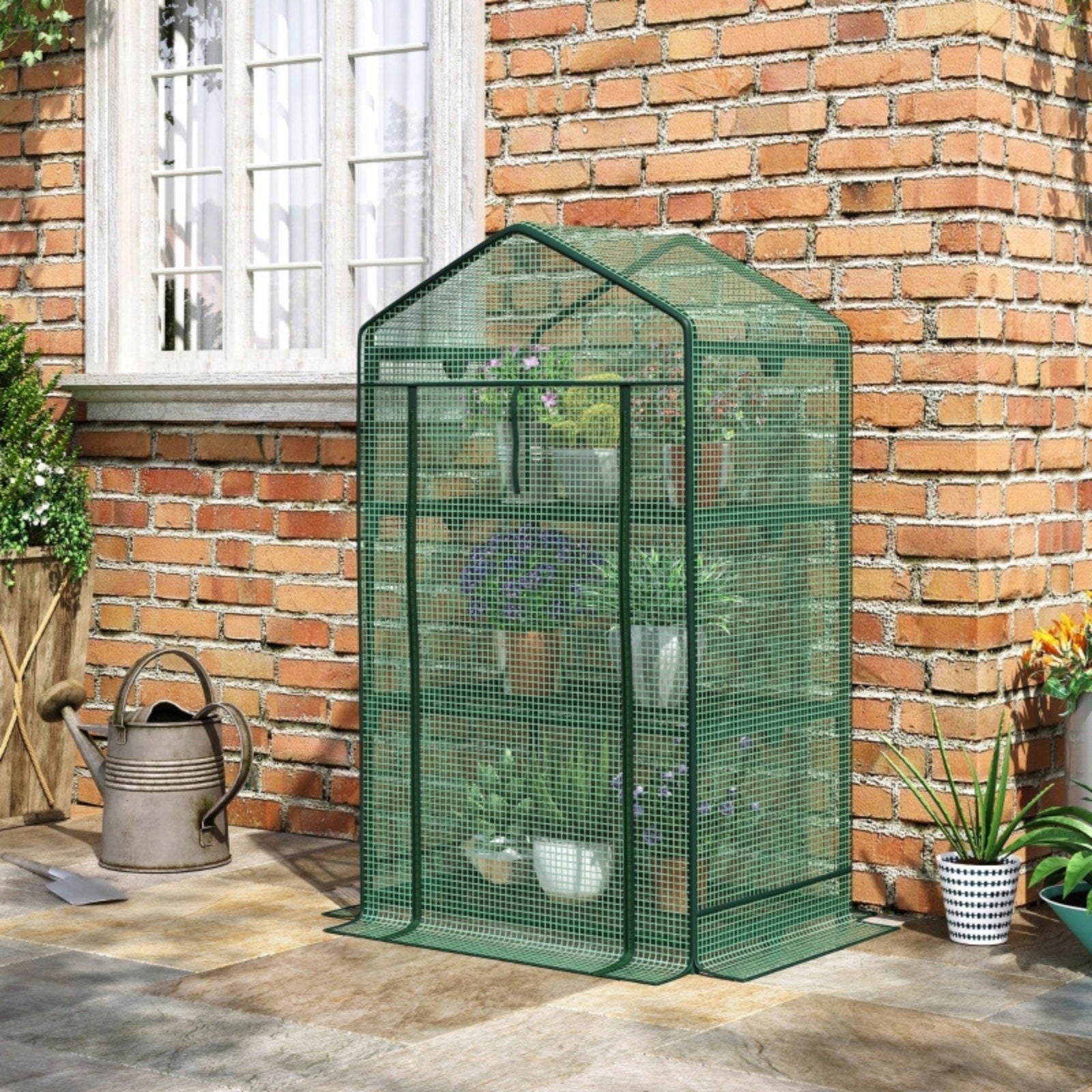 Greenhouse for balcony terrace mini garden greenhouse durable home foil Manufacturer code Mała szklarnia balkonowa tarasowa do domu