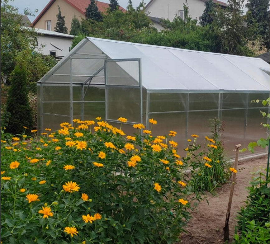Greenhouse garden house polycarbonate 6mm GARDEN 2,8x6m 3x6 profile 20*40