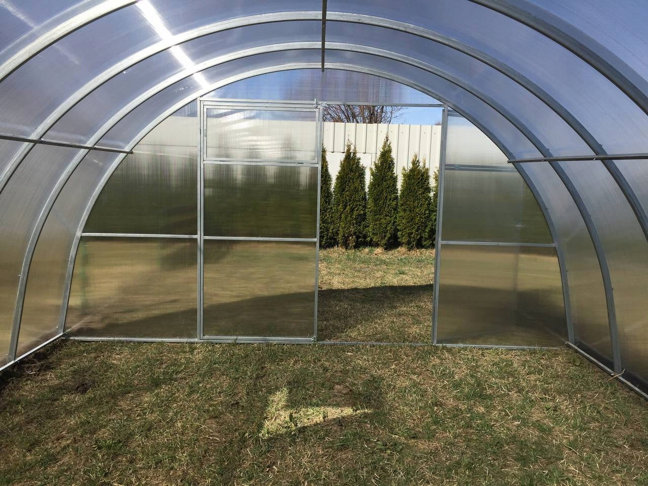 Greenhouse garden tunnel polycarbonate 4x10 m 8mm strong maxi profile 40x20 Manufacturer code 4x10-20x40-8