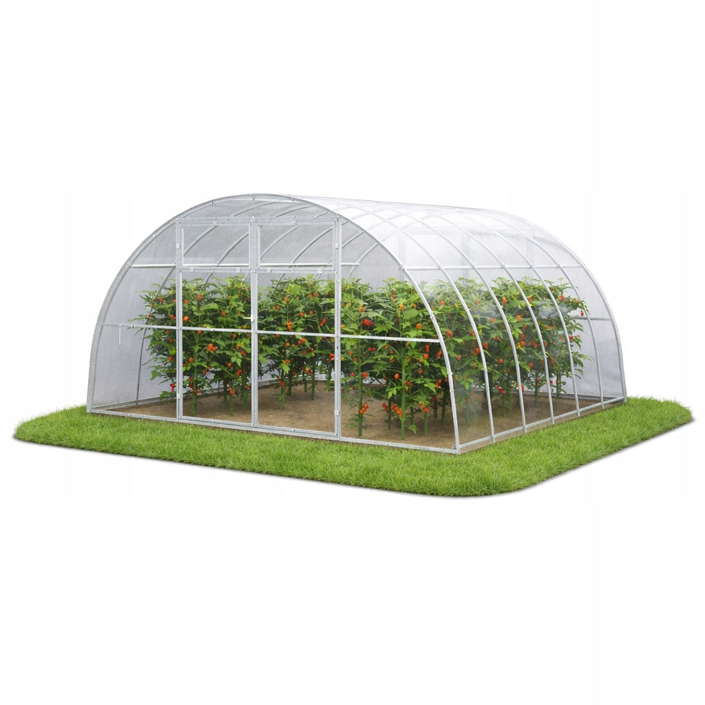 Greenhouse garden tunnel polycarbonate 4x4 m 4mm strong maxi profile 40x20