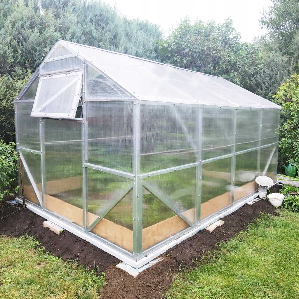Greenhouse made of polycarbonate 2.5x4 m cottage Classic PW 6mm Strong profiles Zinc EAN (GTIN) 5905805262002