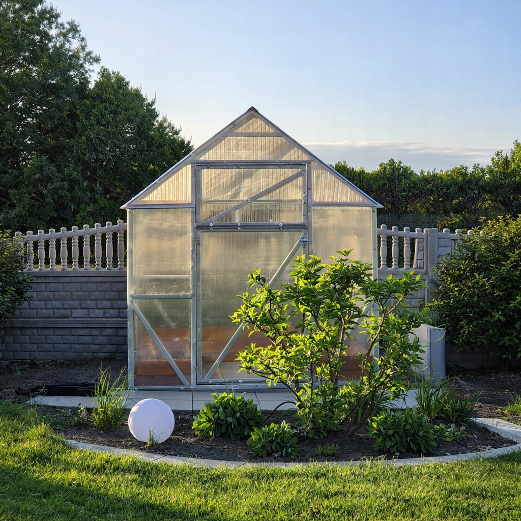 Greenhouse polycarbonate 2x4 m Comfort cottage PW 6 mm Strong profiles Steel EAN (GTIN) 5905805262101