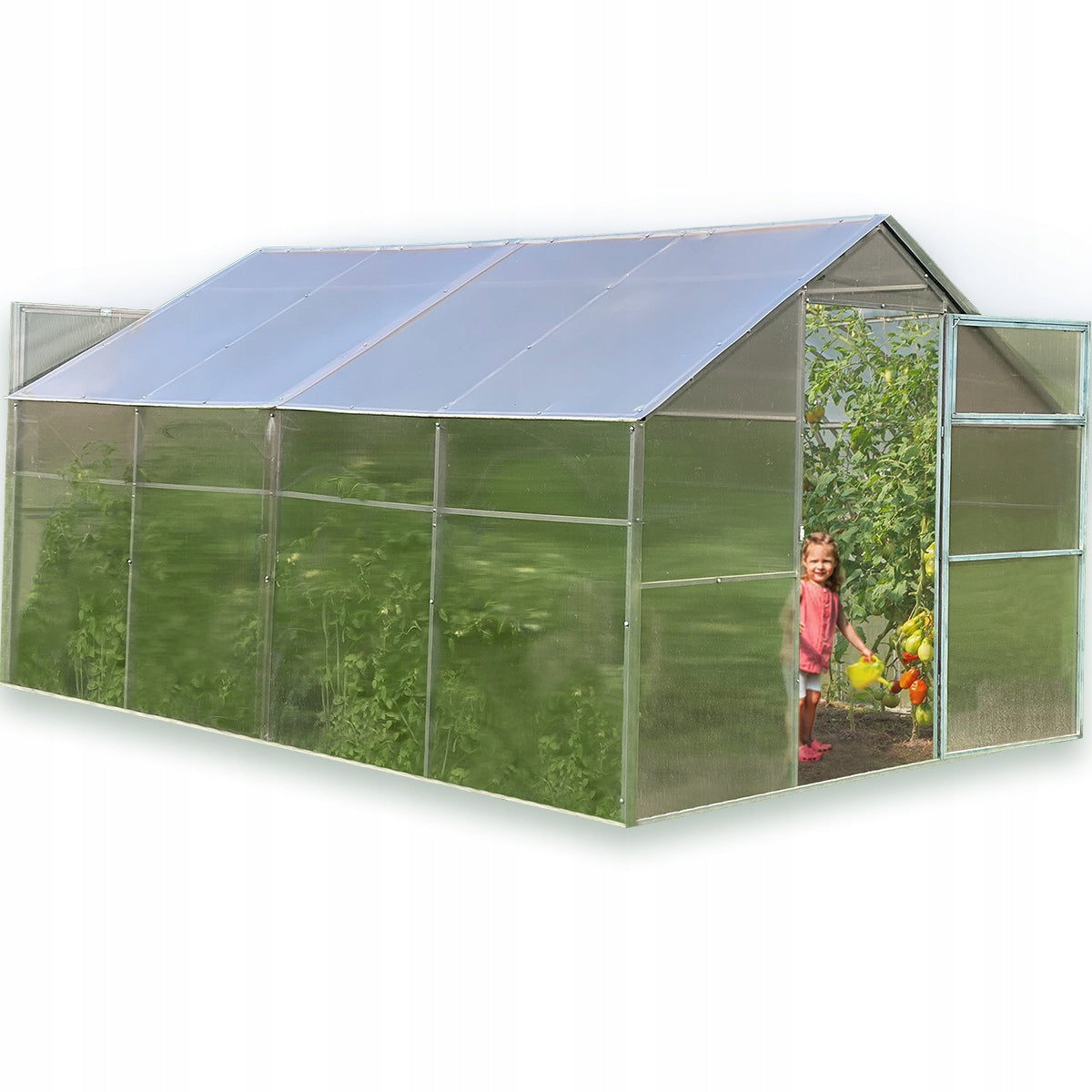 Greenhouse polycarbonate 3x4m 2,8x4m profile 20x40mm 6mm garden cottage