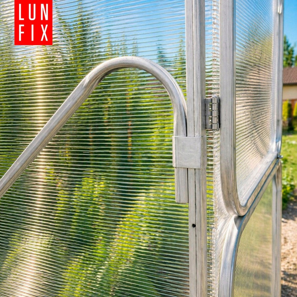 Greenhouse polycarbonate 3x4m Lun Fix garden 20x40mm polycarbonate tunnel 4mm Profile width 40 mm