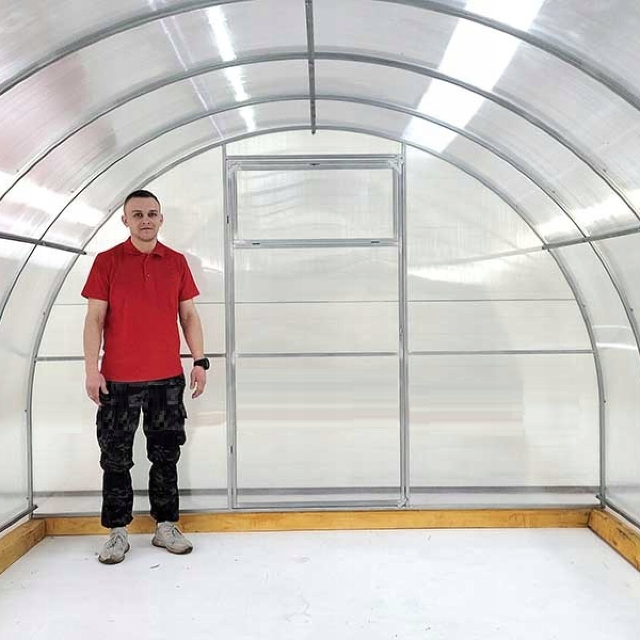 Greenhouse polycarbonate LUX 3x6 6mm 40x20 Width 3.015 m