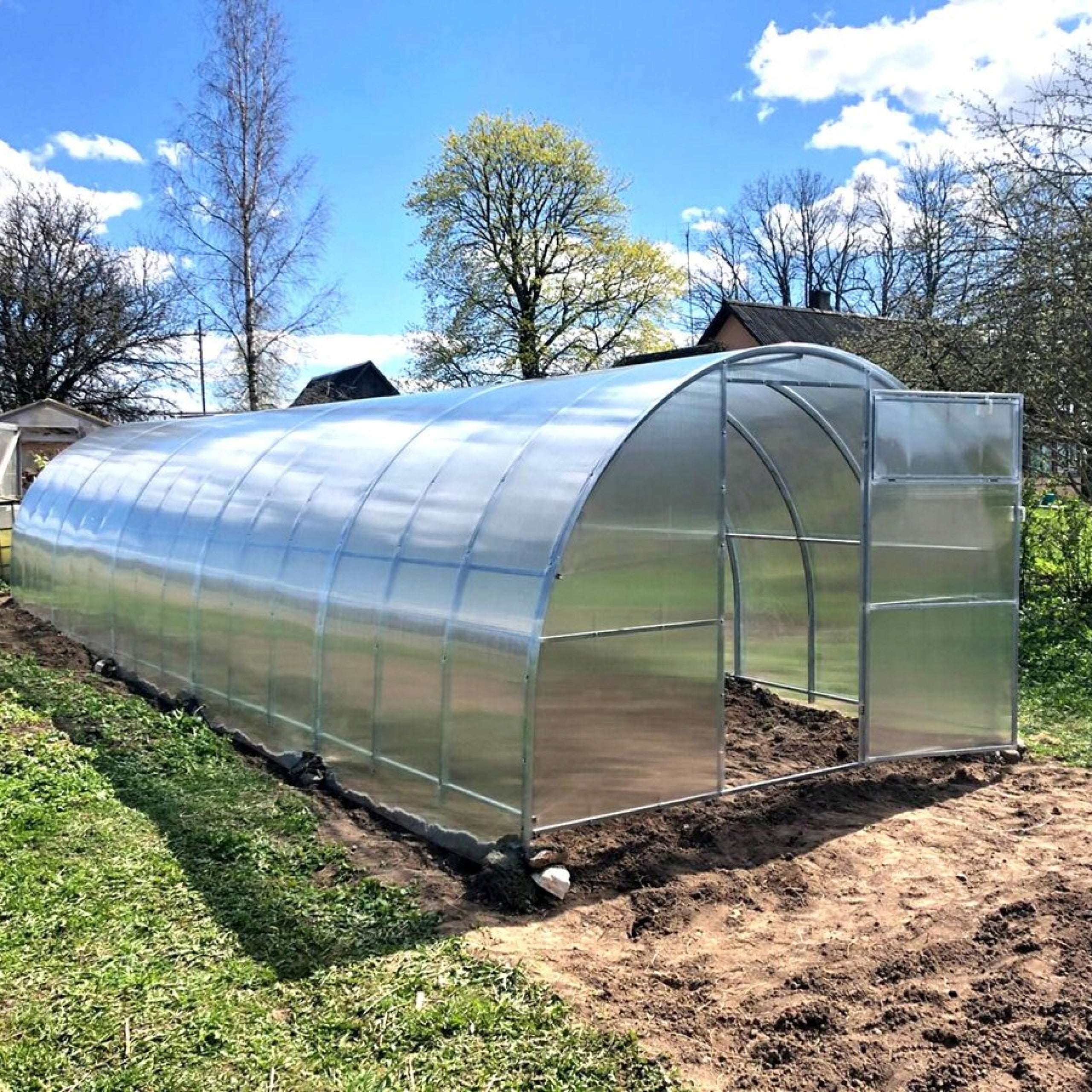Greenhouse polycarbonate LUX 3x8 40x20 Product height 200 cm