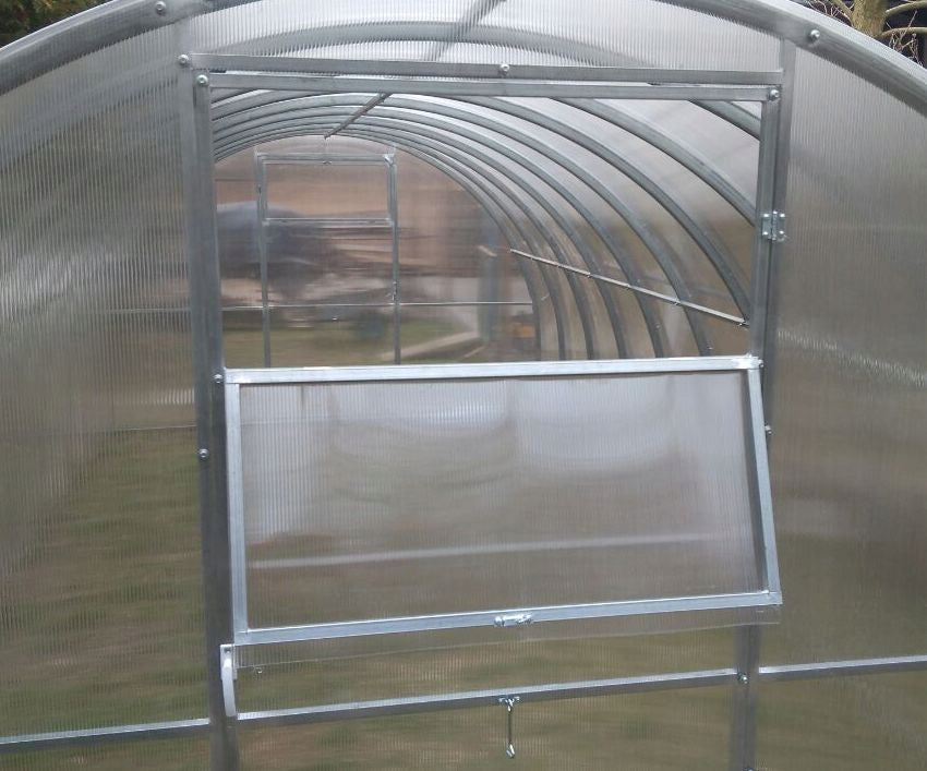 Greenhouse polycarbonate garden tunnel 2,4x4 m 4mm profiles 20x20 Thickness 4 mm