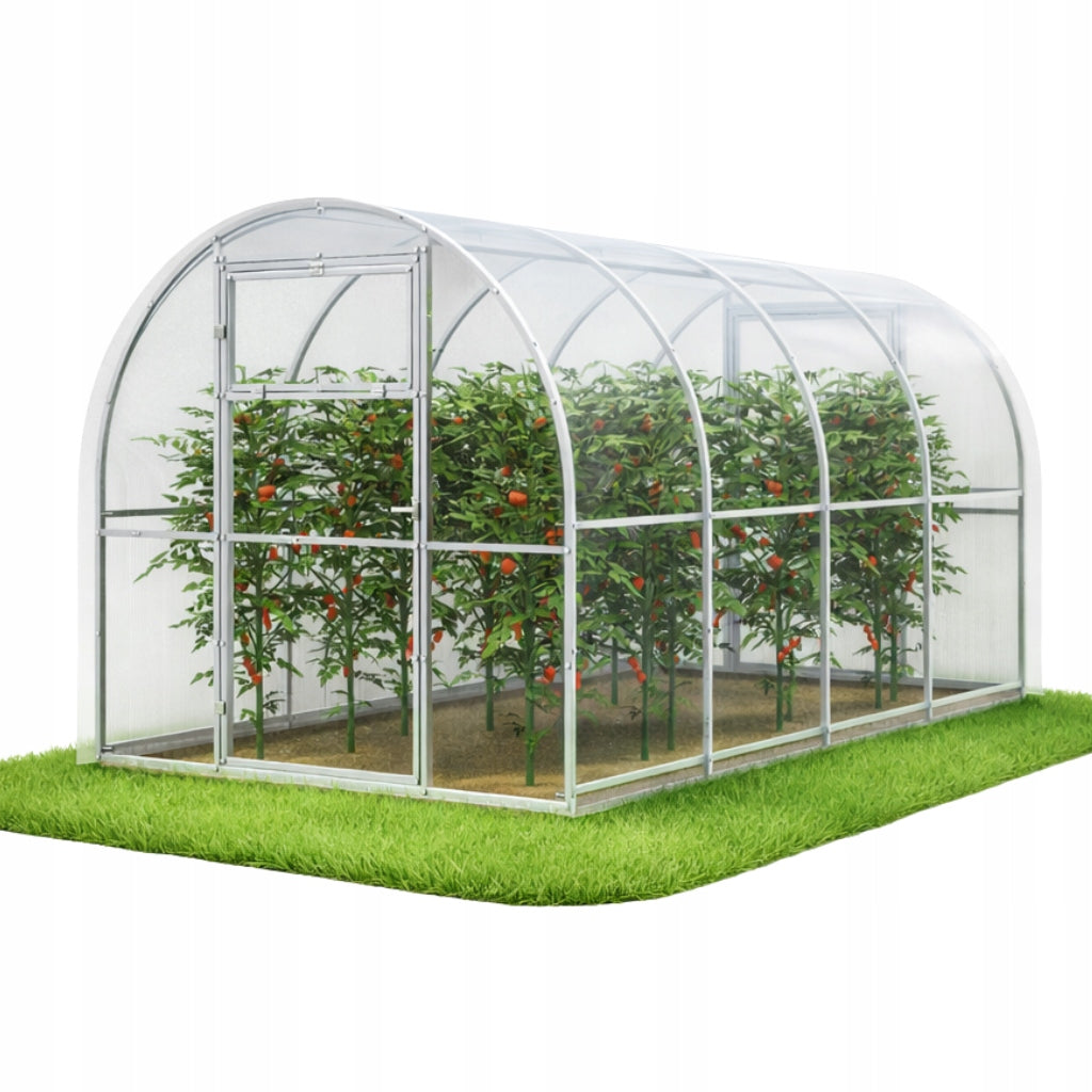 Greenhouse polycarbonate garden tunnel 2,4x4 m 4mm profiles 20x20