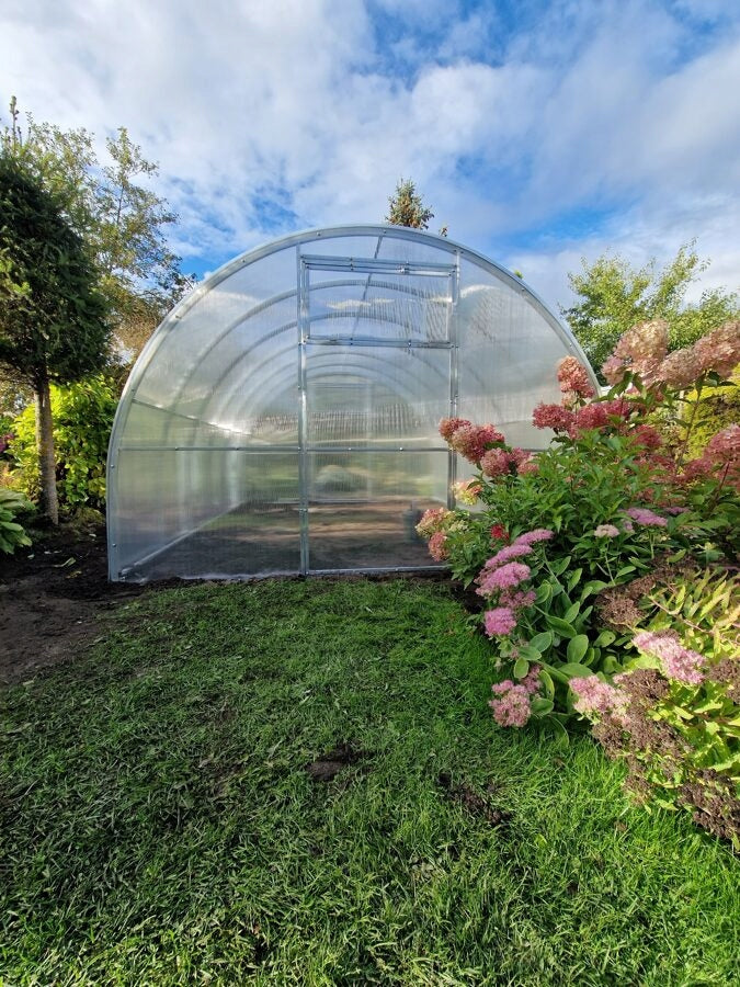 Greenhouse polycarbonate tunnel 3x12 m 20*20 4mm Manufacturer Mega