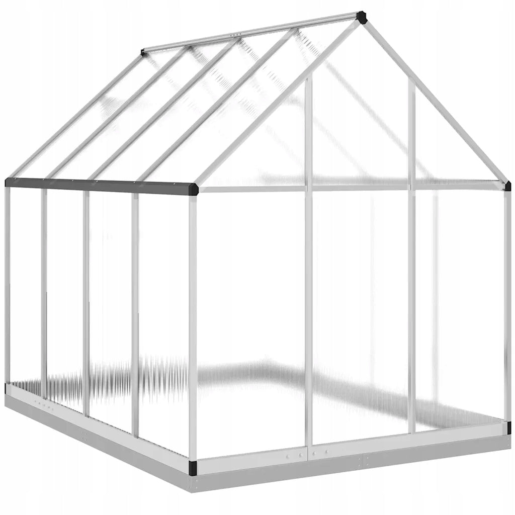 Greenhouse with base frame, silver, 224x169x202 c Product weight with unit packaging 44 kg