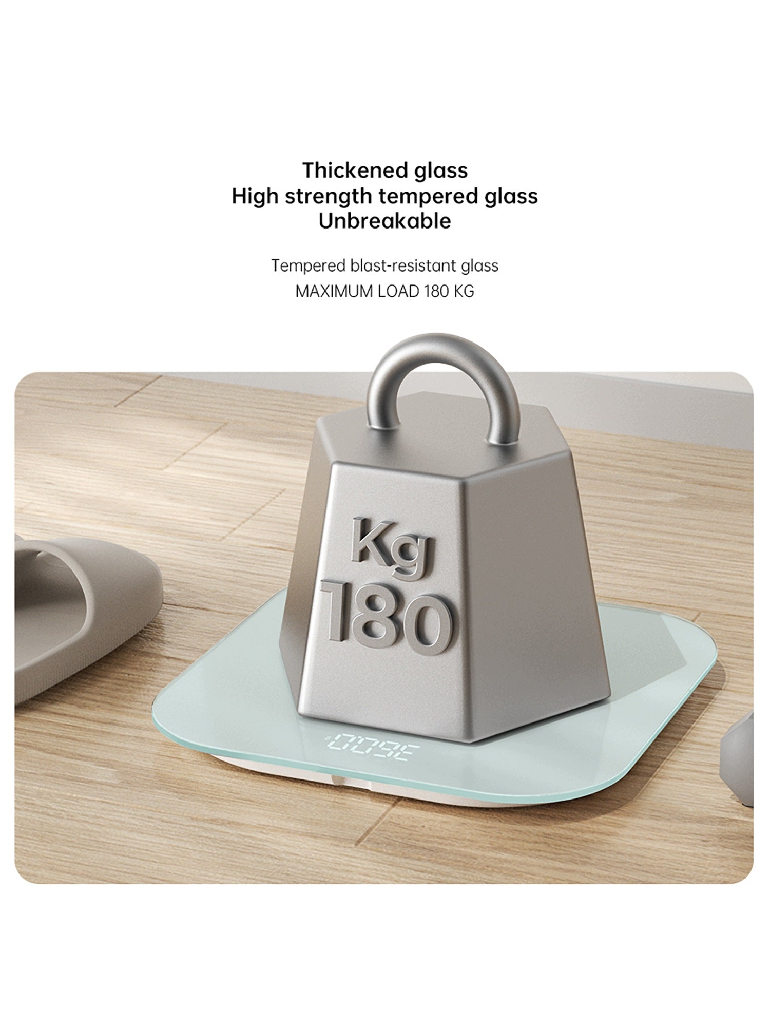 Greenis Bathroom Countertop White Glass Digital Model PT-905-White
