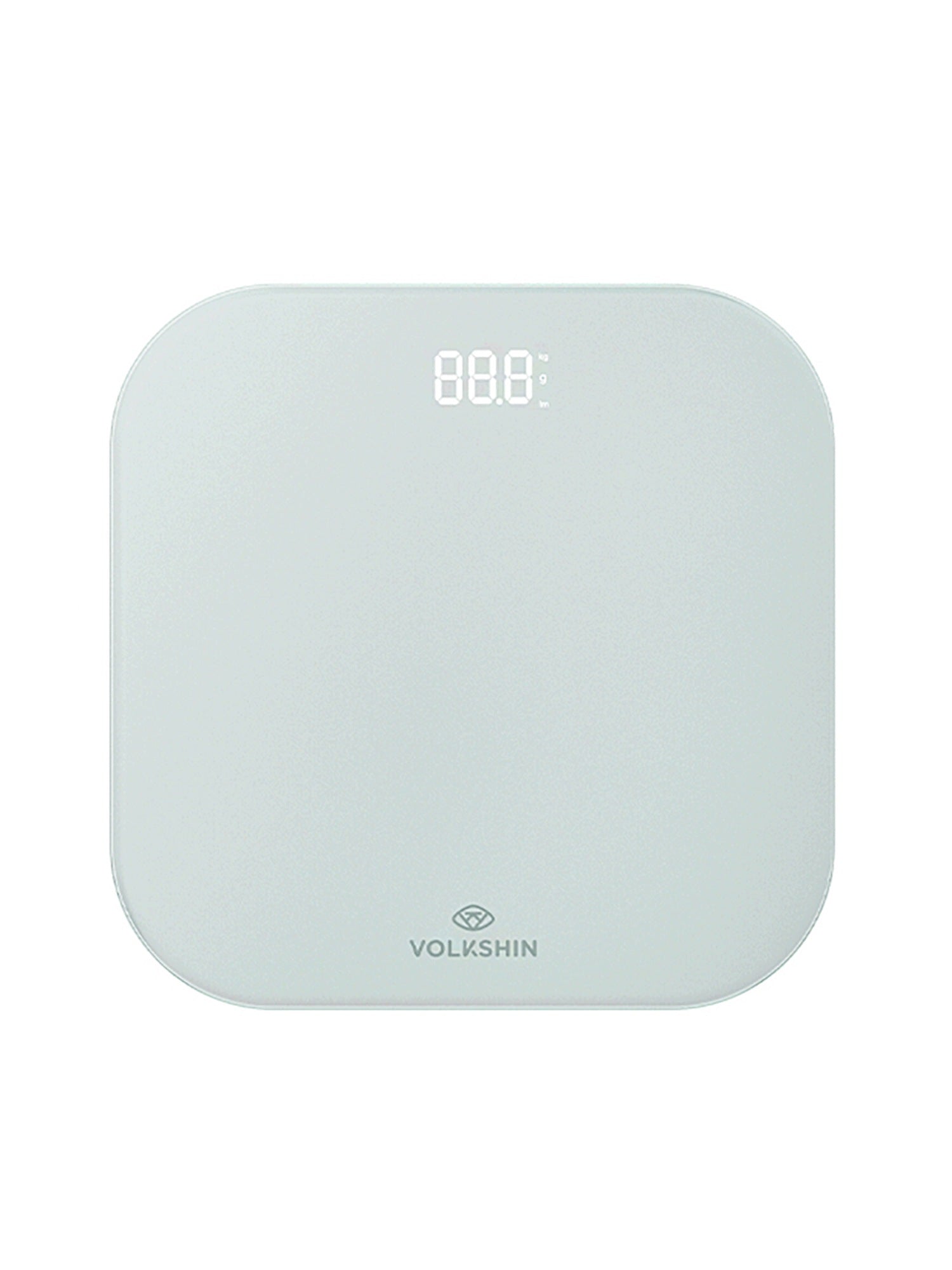 Greenis Bathroom Countertop White Glass Digital