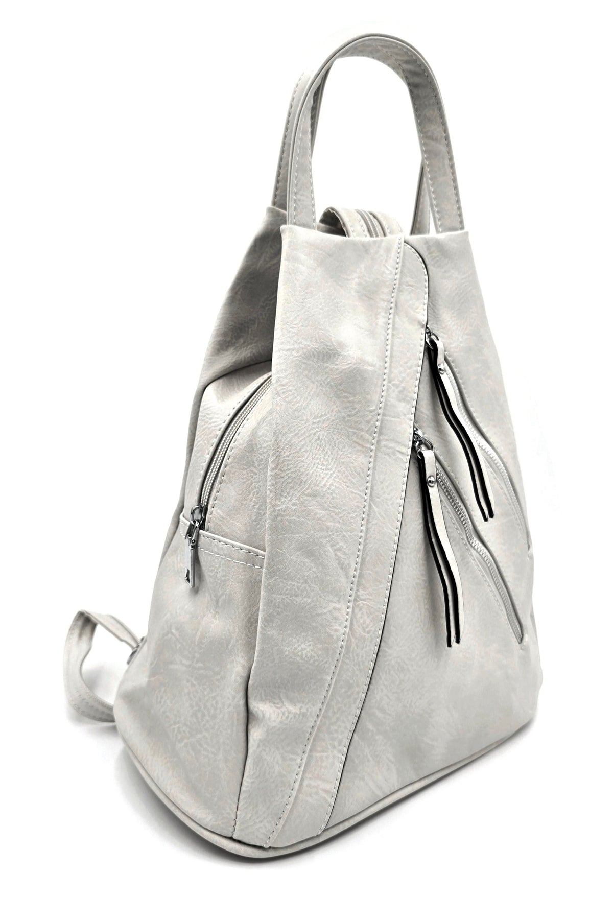 Grey 2in1 Women's Backpack - Elegance and Everyday Comfort! Brand Marco Contti