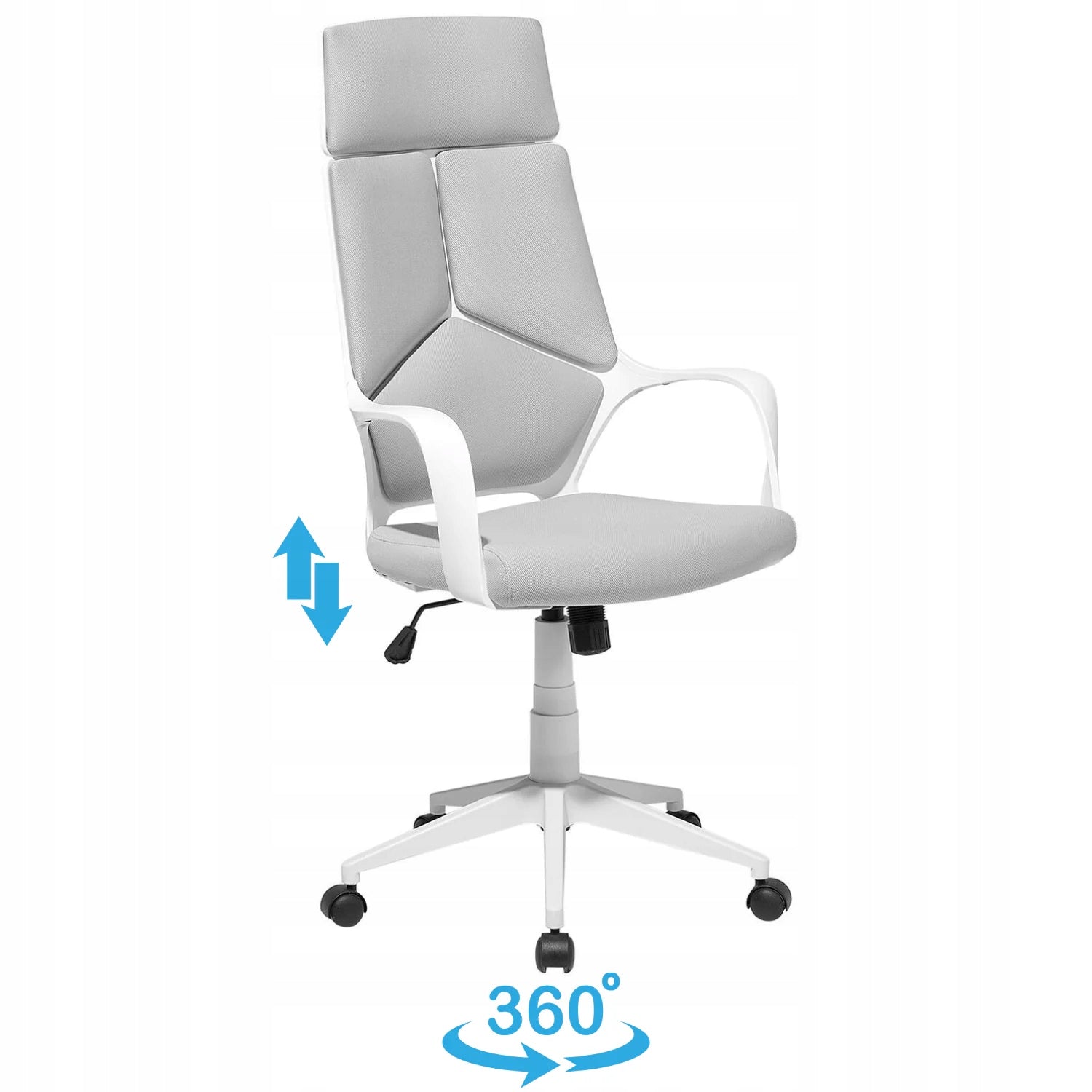 Grey Office Chair Swivel for Office Chair Swivel VOYO Grey Brand MONOVO