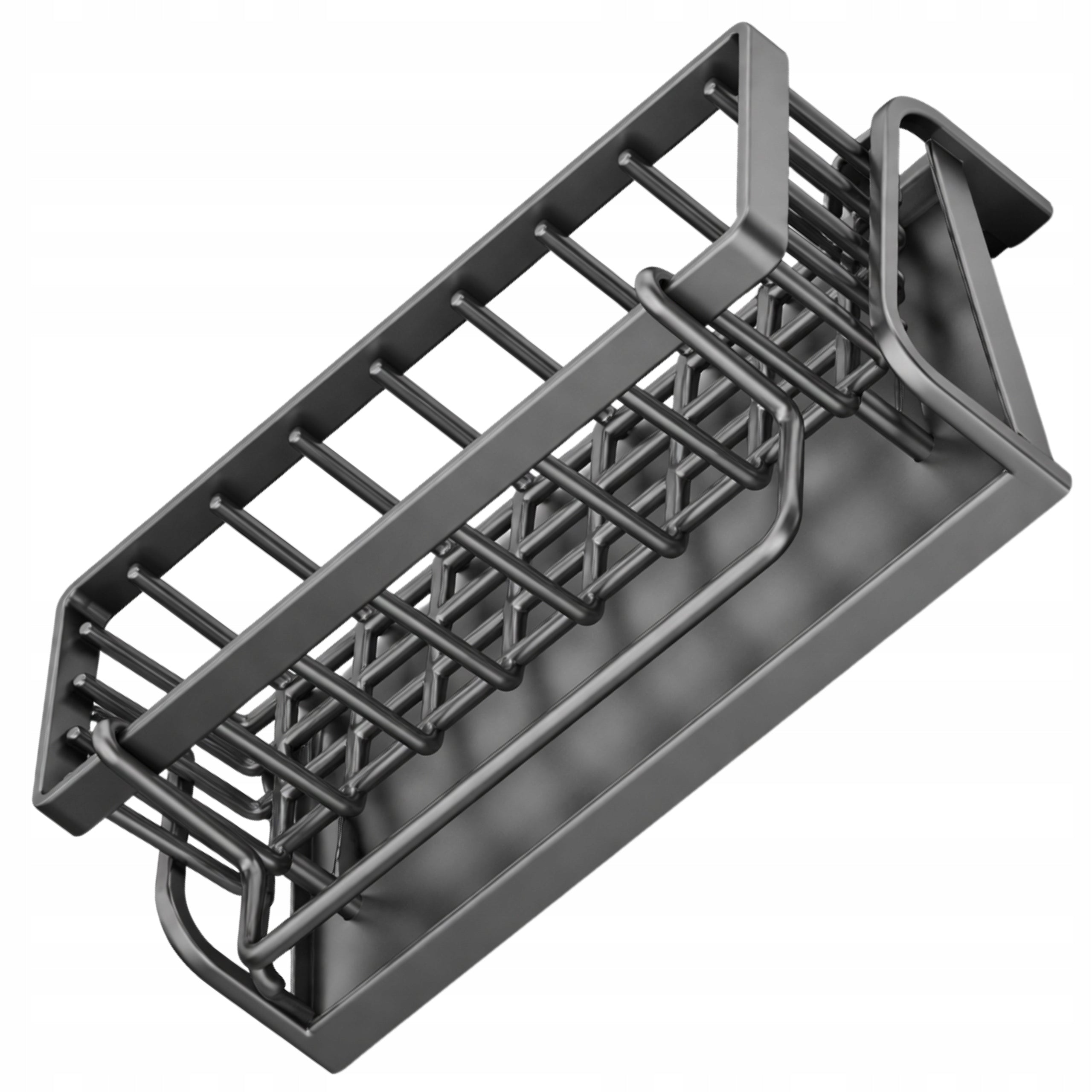 Grey Sponge Organizer Cloth Dishwashing Liquid Shelf Hanging For Sink