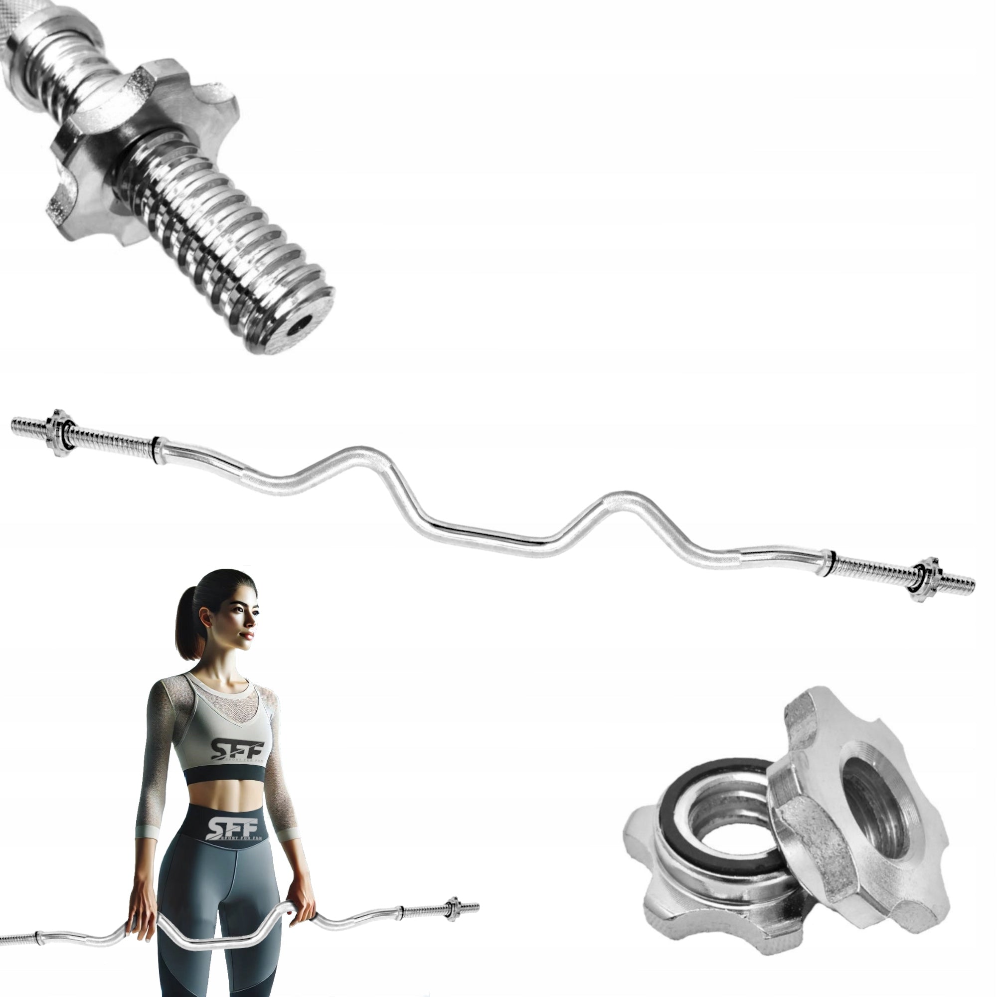 Griffin heavily broken barbell 120cm 25mm steel
