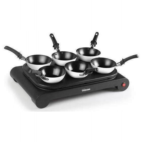 Grill 6x Wok Pan Pancake Maker Tristar BP-2828