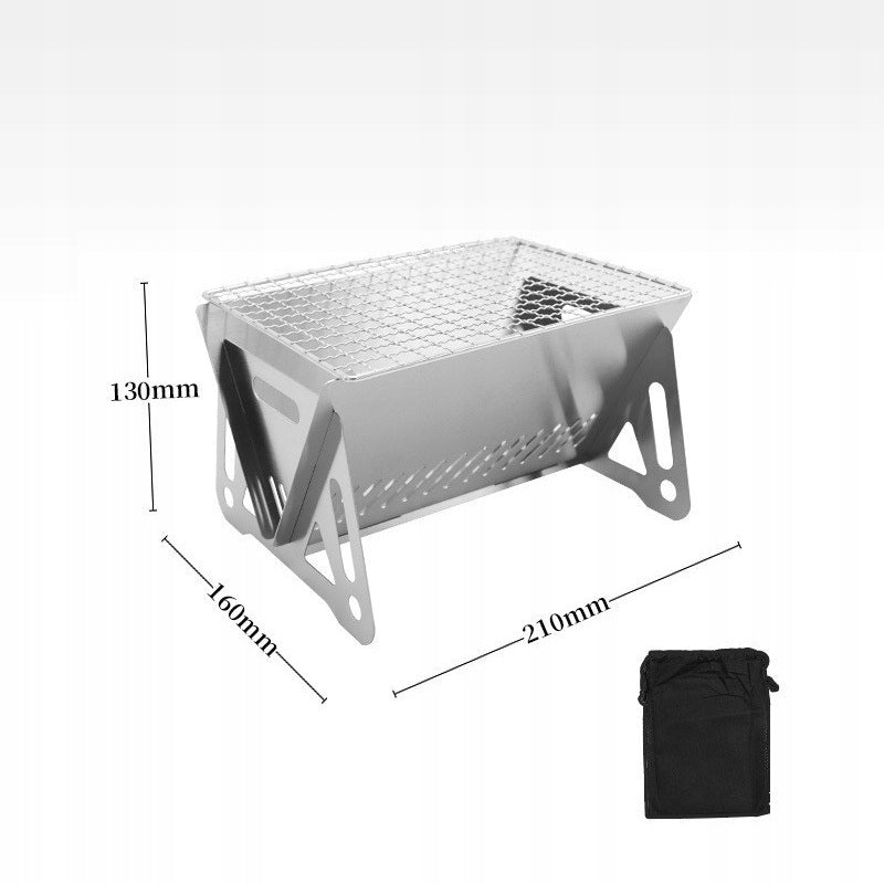 Grill Garden Fire Pit SMALL HANDY Camping Tourist +ETUI THICK Manufacturer code HW14