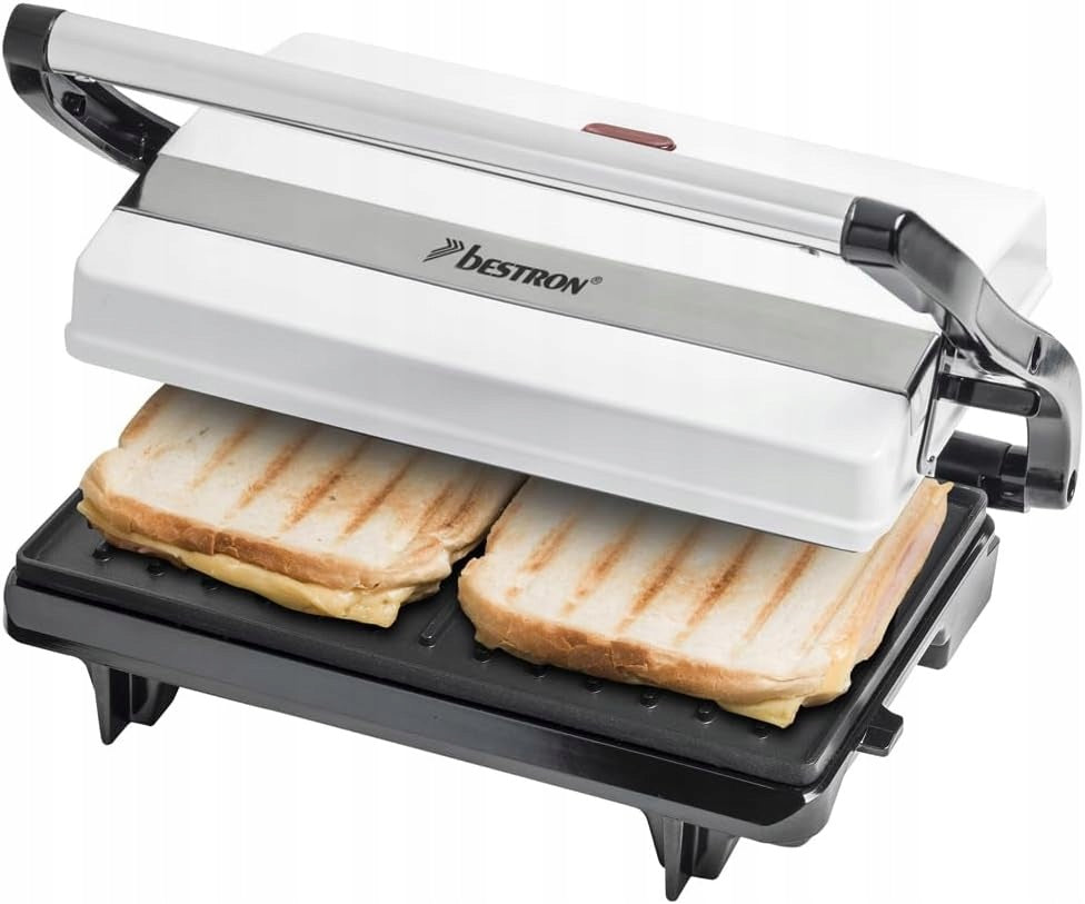 Grill Panini Bestron APM123W 22,5 x 14 cm white