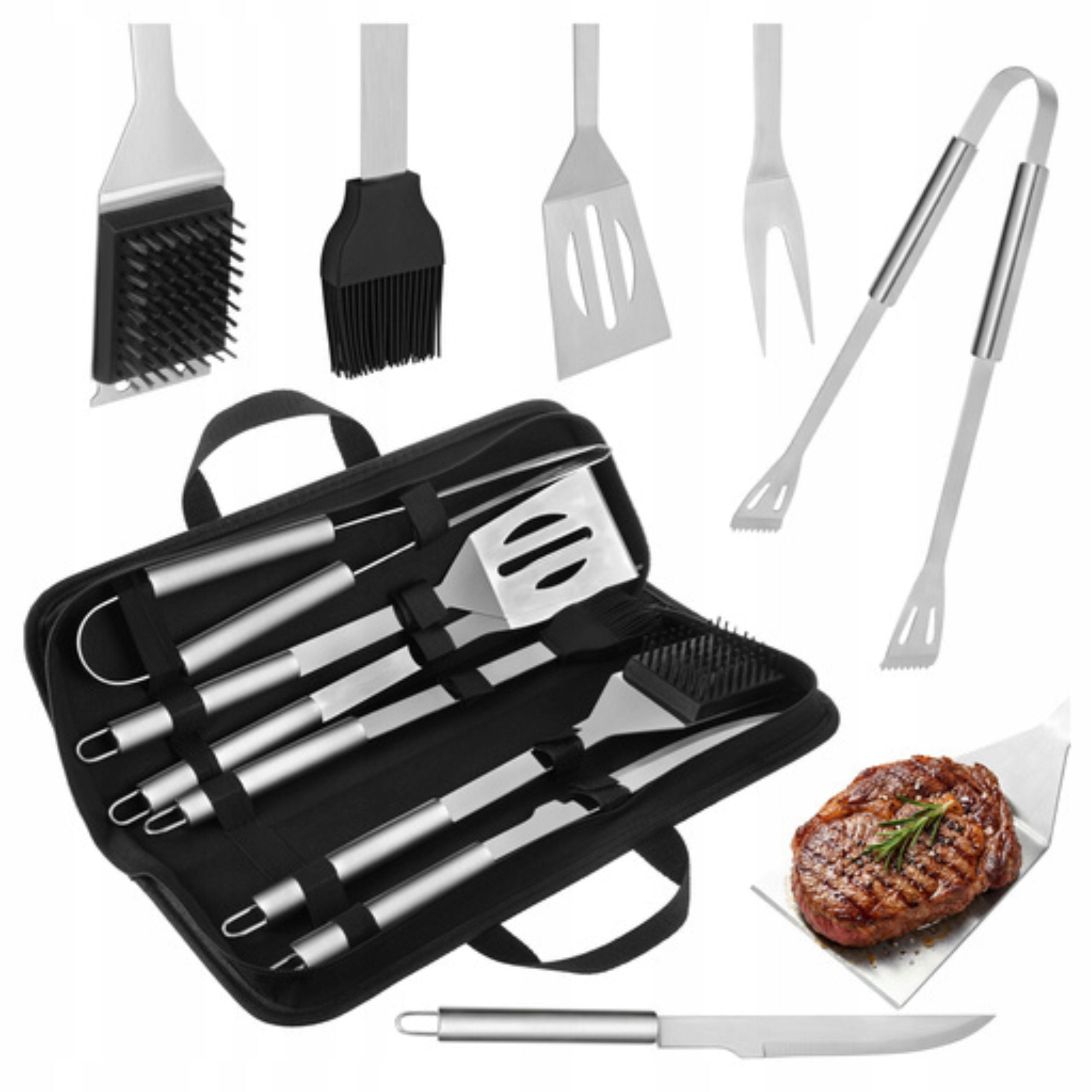 Grill Set Accessories Grill Utensils Grill Cutlery 6 +Etui