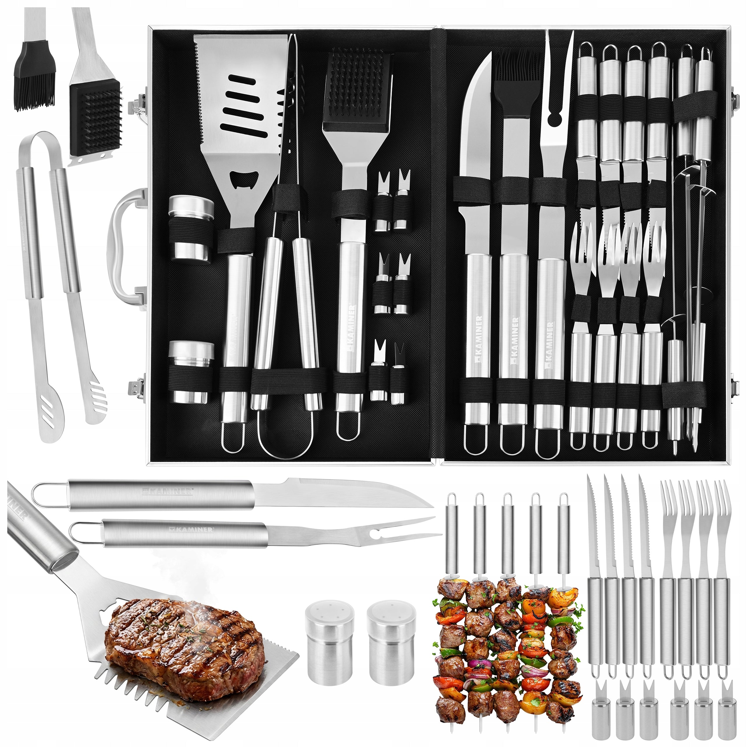 Grill Set Accessories Grill Utensils Grill Cutlery Suitcase