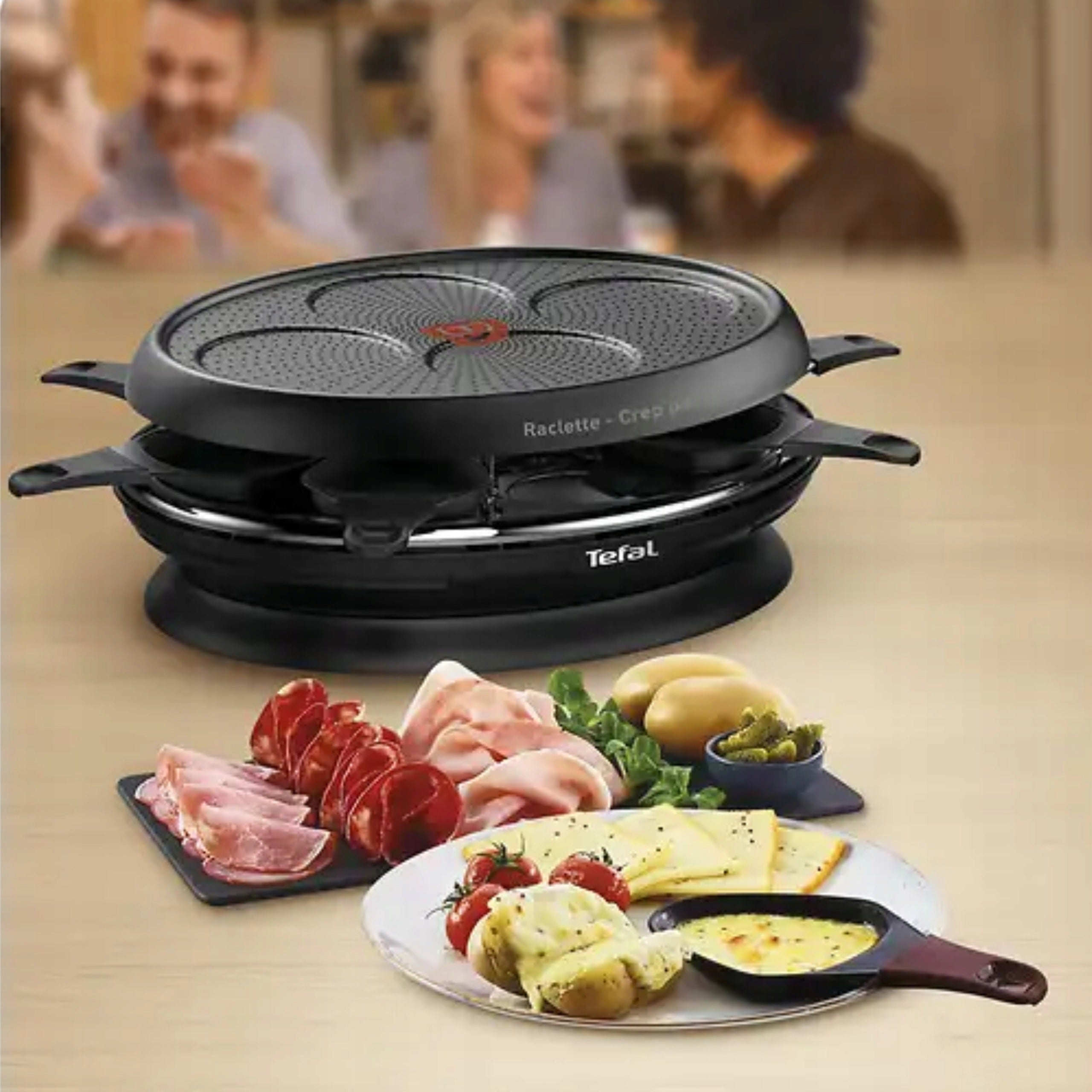 Grill TEFAL Store'Inn RE320812 Raclette With Mini Pancake Function 1050W Packaging status original