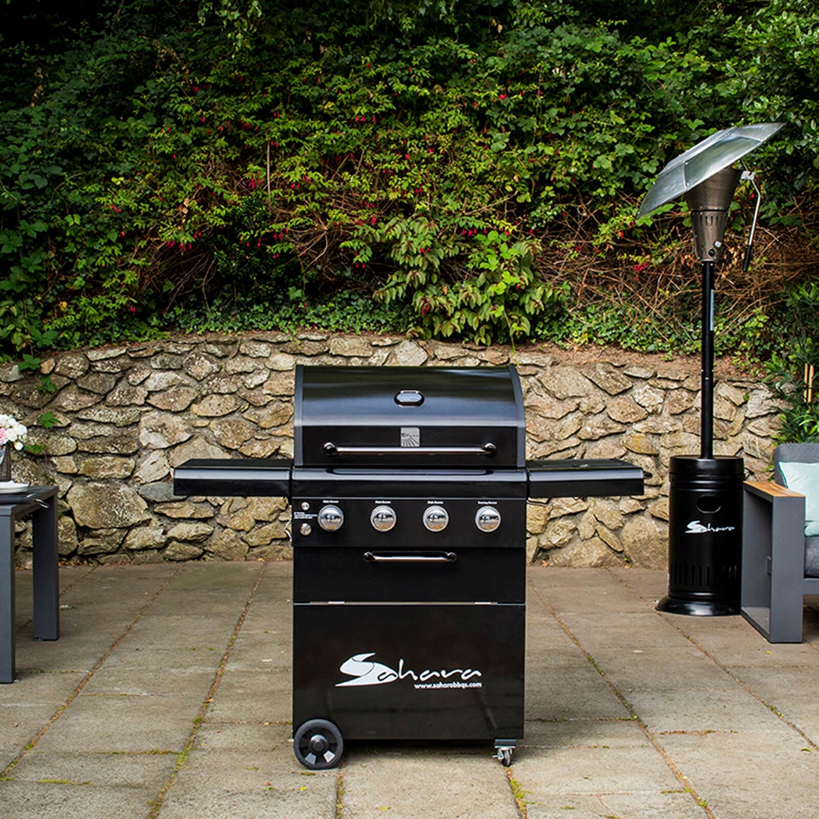 Gasgrill Sahara A450 Performer, 69x82x53 cm 