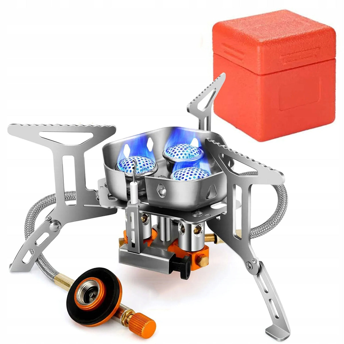 Grill gazowy, wiatroodporny, kempingowy, na zewnątrz 6800W Kod producenta 4058739513533