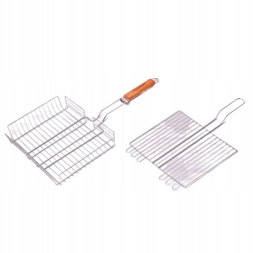 Grill grate for grilling meat, fish, vegetables with sides double Manufacturer Skaut