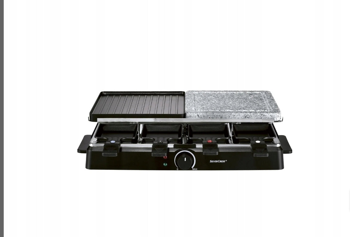Grill raclette "SRGS 1400 E1" with hot stone, 1400 W