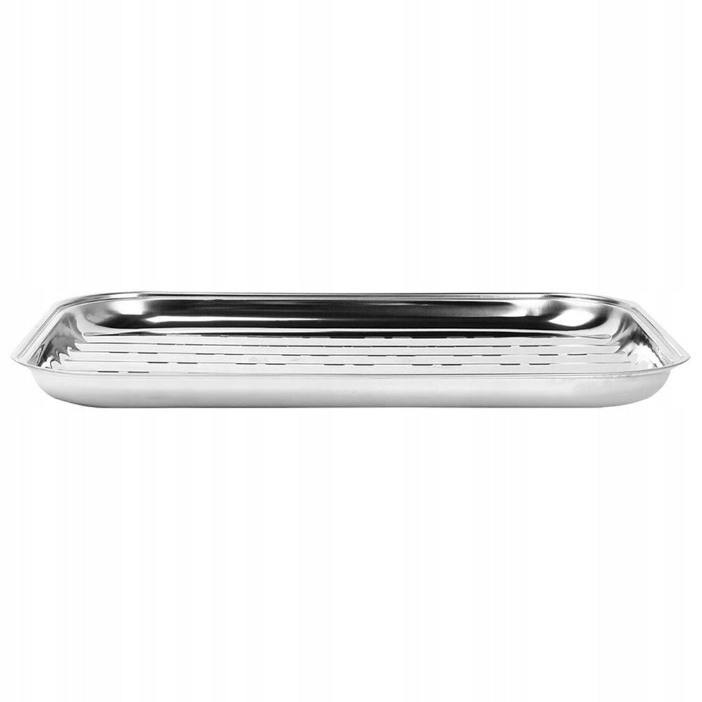 Grilling Sheet Baking Steel Perforated 34,5x24,5 Cm Material stainless steel
