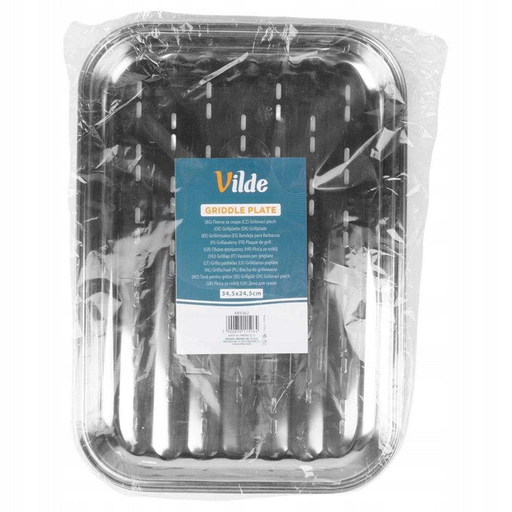 Grilling Sheet Baking Steel Perforated 34,5x24,5 Cm Product weight with unit packaging 0.27 kg