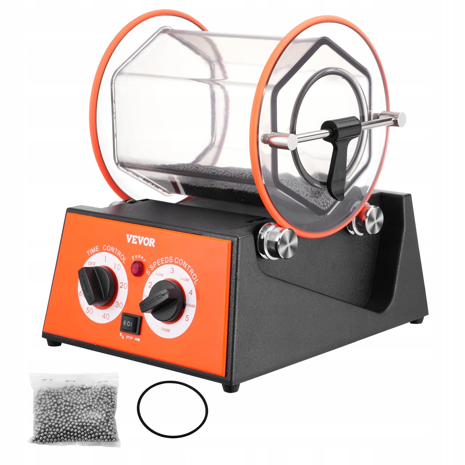 Grinder Drum Polisher Rotary 5KG 60W Adjustable Time And Speed