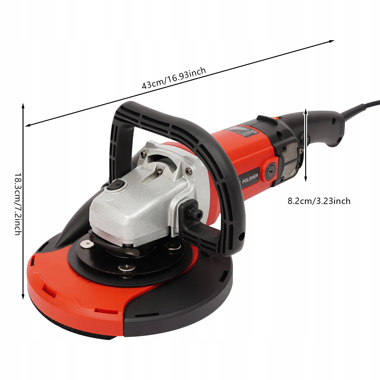 Grinding Machine Concrete Grinder Set Dust-Free Grinding Machine Red 230v Manufacturer code CSG123