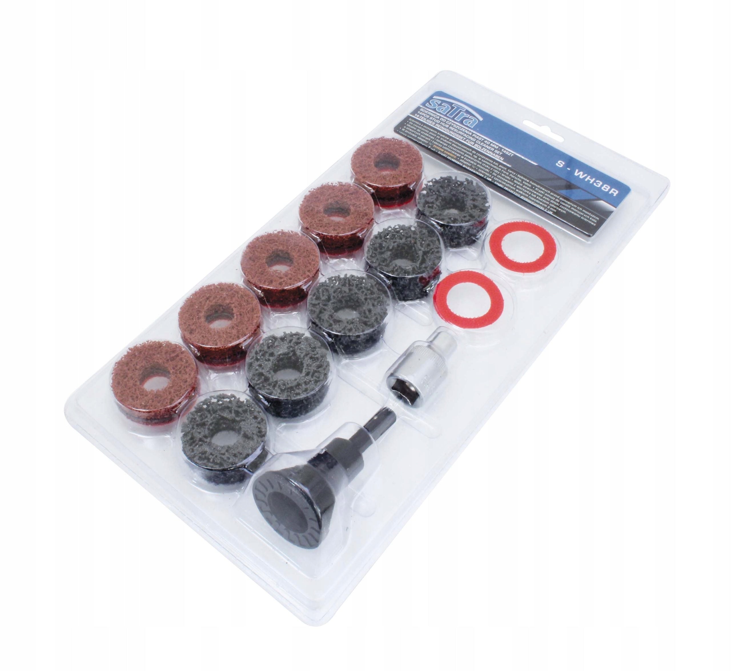 Grinding wheel for cleaning disc hubs 40mm BRUSHES Grinding wheels set 14el Satra Brand Satra